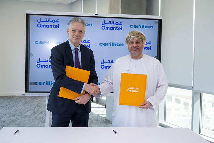 Photo from Omantel signing ceremony